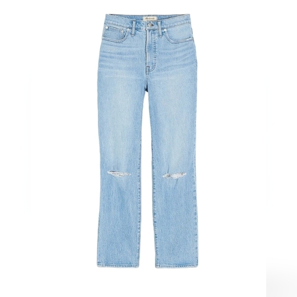 Madewell The Perfect Vintage Straight Leg Jeans in Westanna Wash sz 26 USA Made - Picture 5 of 7